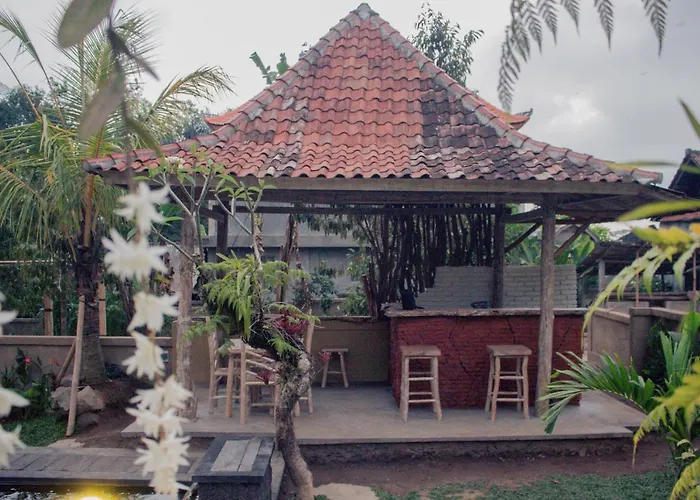Rural Atmosphere At Bali Coconut House In Delodsema Village
