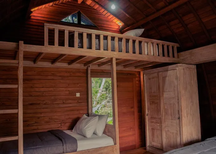 Rural Atmosphere At Bali Coconut House In Delodsema Village