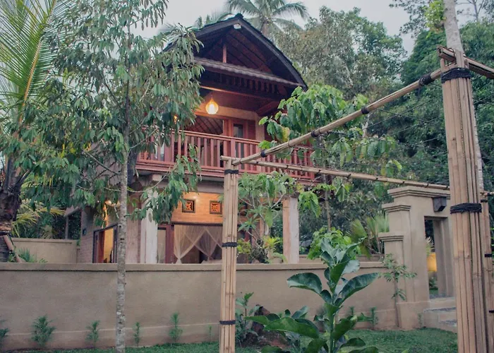 Rural Atmosphere At Bali Coconut House In Delodsema Village