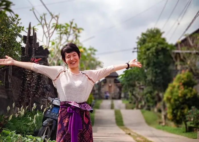 Rural Atmosphere At Bali Coconut House In Delodsema Village