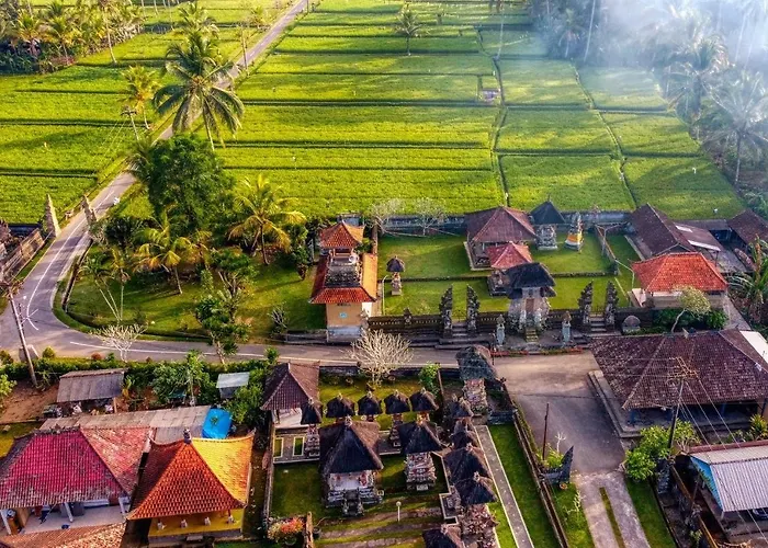 Rural Atmosphere At Bali Coconut House In Delodsema Village Penginyahan