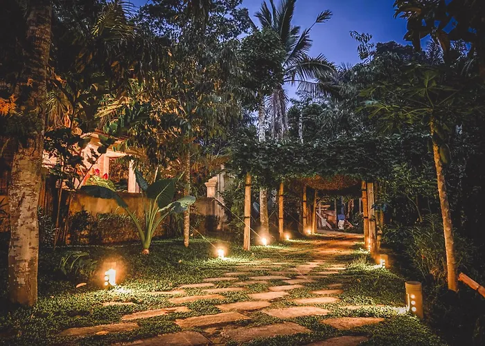 Rural Atmosphere At Bali Coconut House In Delodsema Village