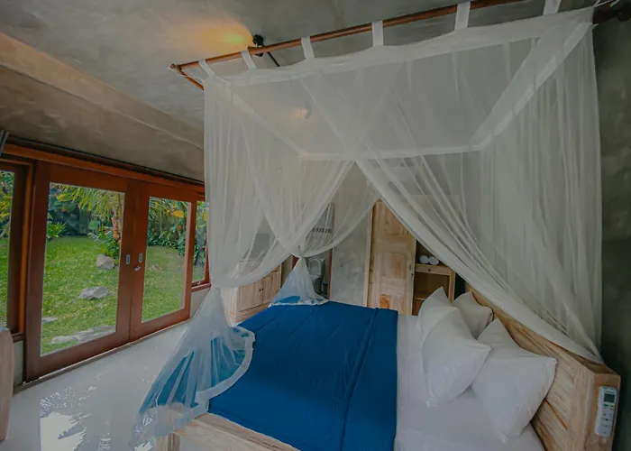Rural Atmosphere At Bali Coconut House In Delodsema Village