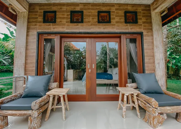 Rural Atmosphere At Bali Coconut House In Delodsema Village