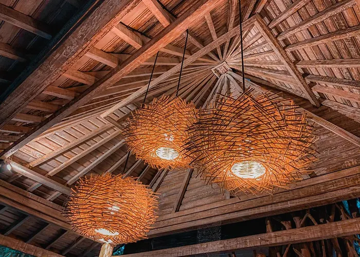 Rural Atmosphere At Bali Coconut House In Delodsema Village Penginyahan
